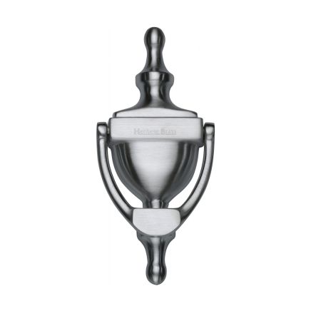 Heritage Brass Urn Knocker 6" Satin Chrome finish