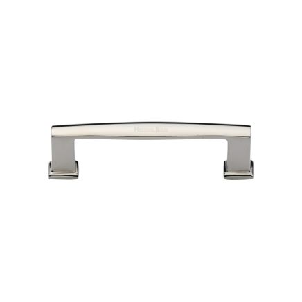 Heritage Brass Cabinet Pull Vintage Design 102mm CTC Polished Nickel Finish