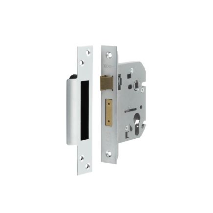 Jedo Euro Profile Sashlocks 76mm Satin Chrome - By Frelan Hardware - JL1051SC