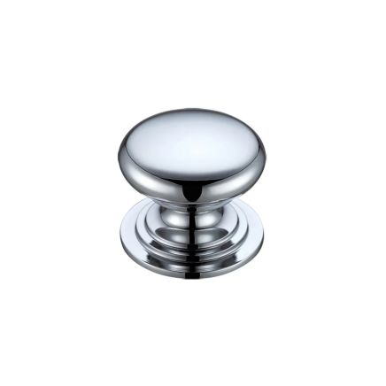 Zoo Hardware Victorian Cupboard Knob 32mm dia. - Chrome