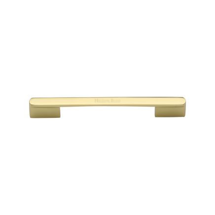 Heritage Brass Cabinet Pull Bridge Design 96mm CTC Polished Brass Finish