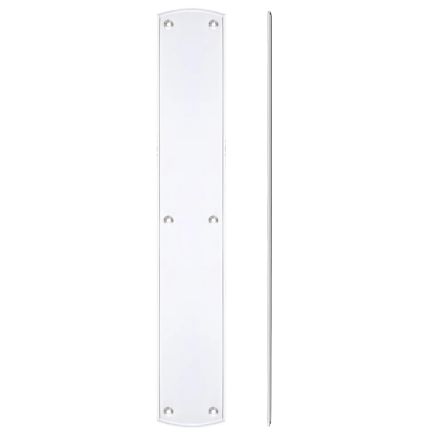 Zoo Hardware Finger Plate for FB118 - Chrome