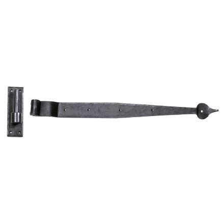 External Beeswax 24" Hook & Band Hinge - Cranked (pair)