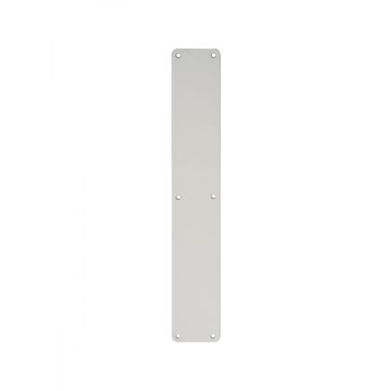 Plain Finger Plate - Satin Anodised Aluminium