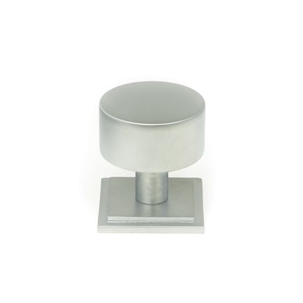 Satin Chrome Kelso Cabinet Knob - 32mm (Square)