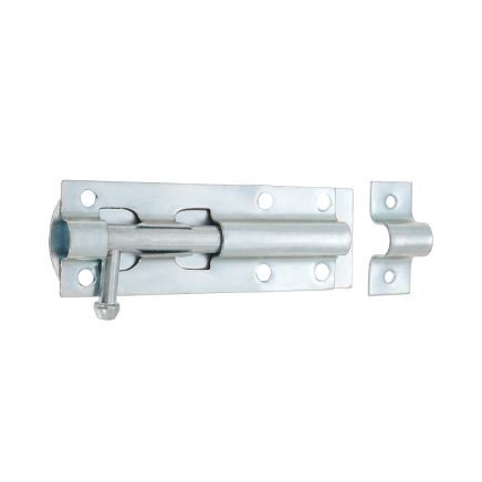 Iron Barrel Bolt - Straight 3" Zinc