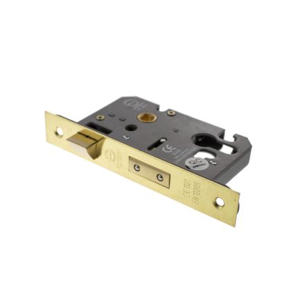 Atlantic Euro Sashlock [CE] 3" - Satin Brass