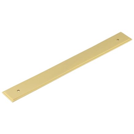 Hoxton Rushton Backplate for Cabinet Handles 268x30mm Satin Brass - By Frelan Hardware - HOX6060SB