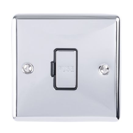 Eurolite Enhance Decorative Unswitched Fuse Spur Polished Chrome