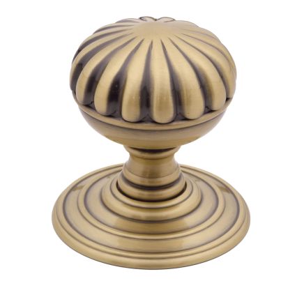 Zoo Hardware Ringed Mortice Knob - Concealed Fix - Florentine Bronze