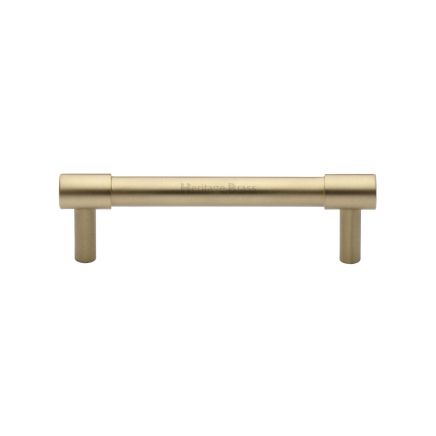 Heritage Brass Cabinet Pull Phoenix Design 96mm CTC Satin Brass finish
