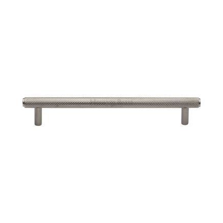 Heritage Brass Cabinet Pull Complete Knurl Design 160mm CTC Satin Nickel finish