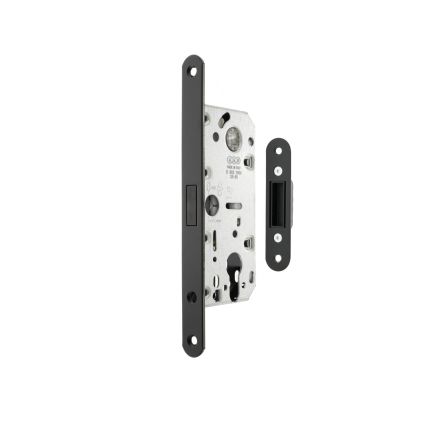 AGB Polaris 2XT Magnetic Euro Profile Sashlock with adjustable strikeplate 35mm backset - Matt Black