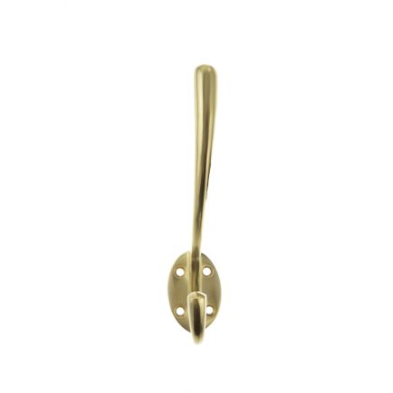 Atlantic Traditional Hat & Coat Hook - Polished Brass