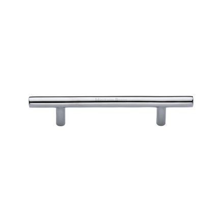 Heritage Brass Cabinet Pull Bar Design 101mm CTC Polished Chrome Finish