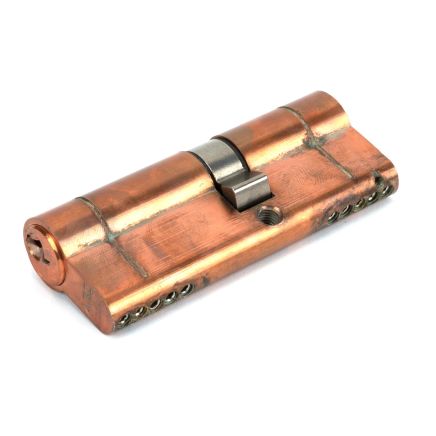 Polished Bronze 35/45 5pin Euro Cylinder KA
