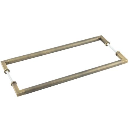 Burlington Westminster Pull Handles 425 X 20mm Back to Back Antique Brass - By Frelan Hardware - BUR130ABB2B