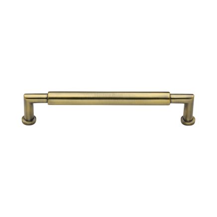 Heritage Brass Cabinet Pull Bauhaus Round Design 152mm CTC Antique Brass Finish