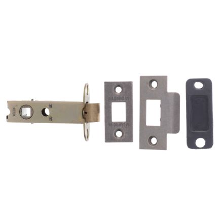 Atlantic Heavy Duty Bolt Through Tubular Latch 3" - Distressed Silver