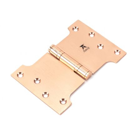 Polished Bronze 4" x 4" x 6" Parliament Hinge (pair) ss