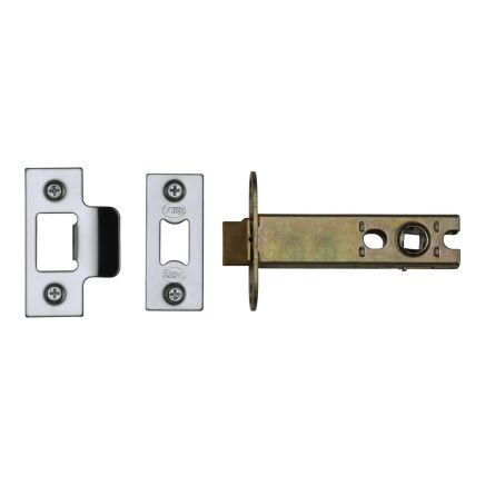 York Architectural Tubular Latch 5" Polished Chrome/Nickel Finish