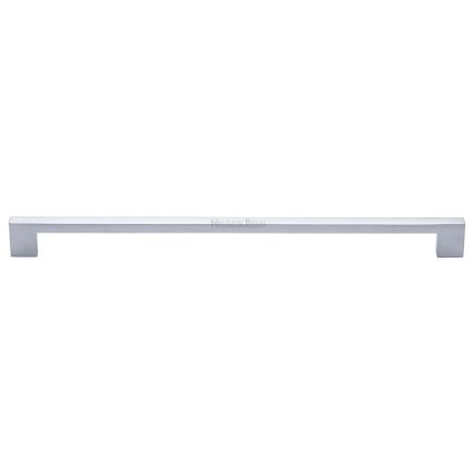 Heritage Brass Cabinet Pull Metro Design 320mm CTC Satin Chrome Finish