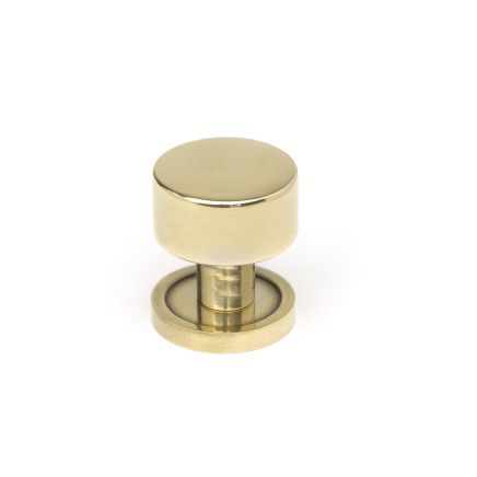 Aged Brass Kelso Cabinet Knob - 25mm (Plain)