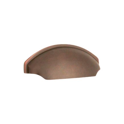 Tulip Cup Drawer Pull Aged Bronze