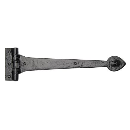 The Tudor Strap Hinge 18" Black Iron