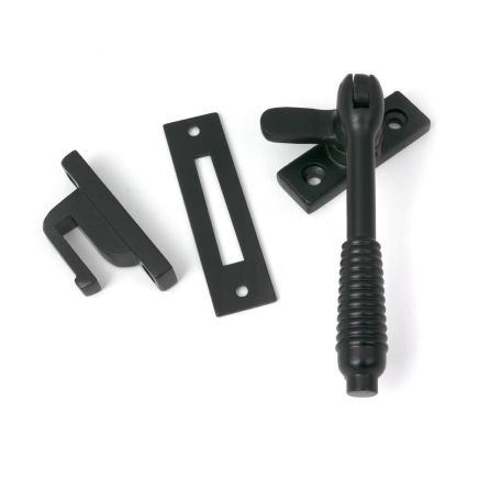 Matt Black Locking Reeded Fastener