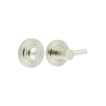 Burlington Easy Turn & Release Stepped Rose Satin Nickel - By Frelan Hardware - BUR-82SN-52SN
