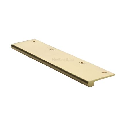 Heritage Brass EPT Edge Pull Cabinet Handle 200mm Polished Brass finish