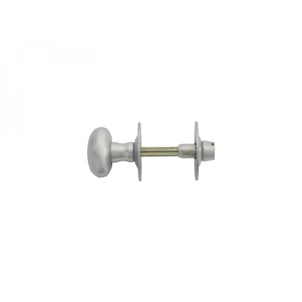 Oval Thumb Turn With Coin Release - Satin Chrome