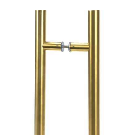 Aged Brass (316) 1.2m T Bar Handle B2B 32mm Ø