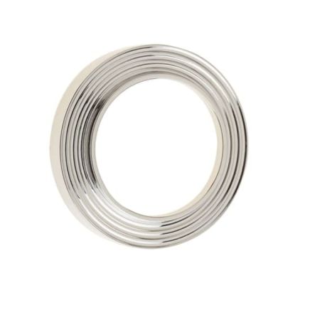 Burlington Reeded Outer Roses for Escutcheons Polished Nickel - By Frelan Hardware - BUR74PN