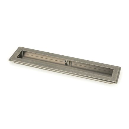 Pewter 250mm Art Deco Rectangular Pull