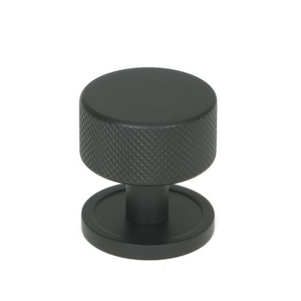 Matt Black Brompton Cabinet Knob - 32mm (Plain)