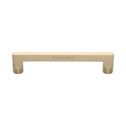 Heritage Brass Cabinet Pull Apollo Design 160mm CTC Satin Brass Finish