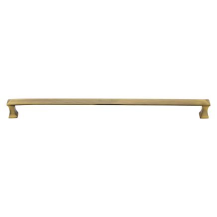 Heritage Brass Door Pull Handle Pyramid Design 478mm Antique Brass Finish