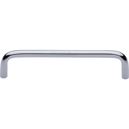 Heritage Brass Cabinet Pull Wire Design 128mm CTC Polished Chrome Finish