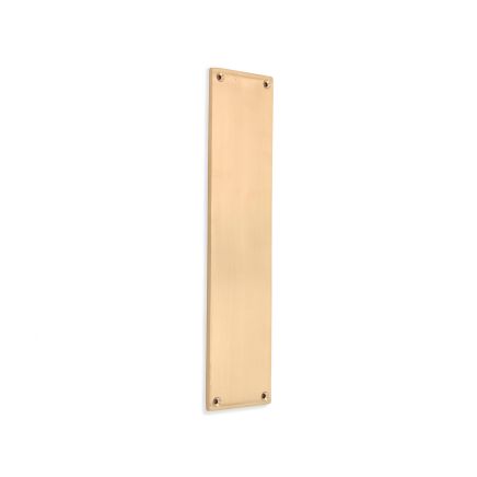 Victorian Finger Plate 300mm Satin Brass