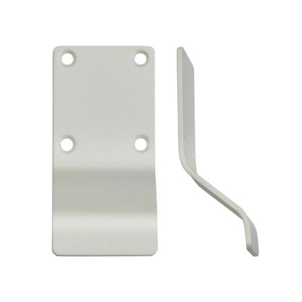Zoo Hardware Cylinder Latch Pull - Blank Profile - 88mm x 43mm - Powder Coat White