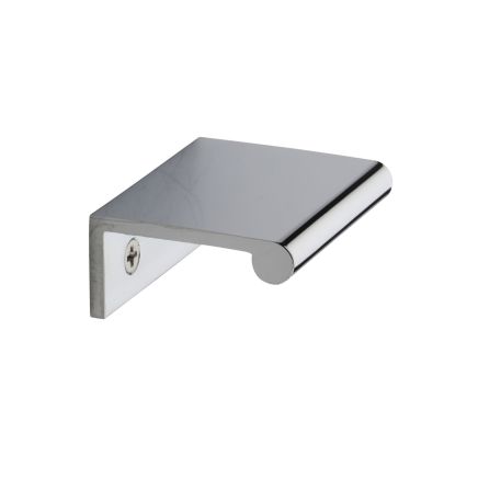 Heritage Brass EPR Edge Pull Cabinet Handle 50mm Polished Chrome finish