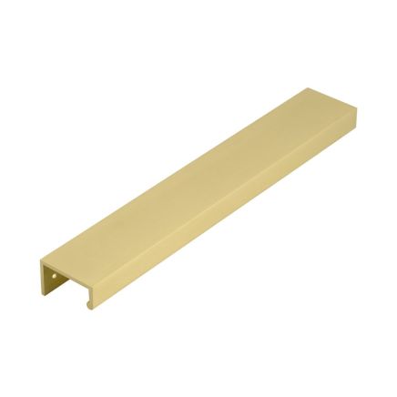 Burlington 300mm Satin Brass Angled Edge Pull - By Frelan Hardware - BUR912SB