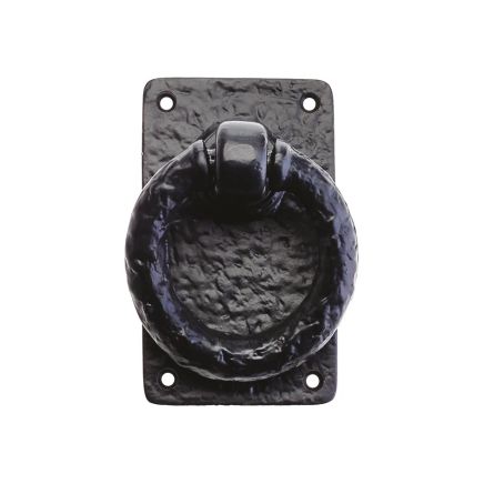Zoo Hardware Ring Handle - 3" x 5" - Black