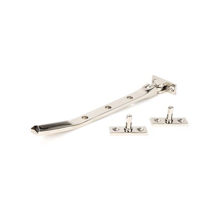 Polished Nickel Art Deco 8" Stay