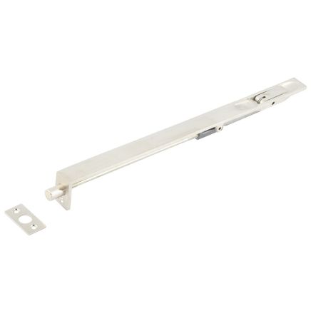Jedo Brass Lever Action Flushbolts 305x20mm Satin Nickel - By Frelan Hardware - JV5640ESN