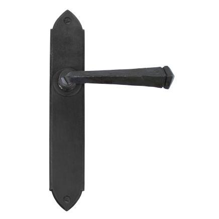 Beeswax Gothic Lever Latch Set