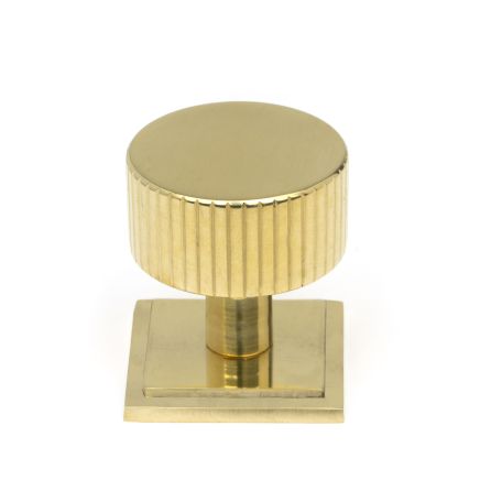 Polished Brass Judd Cabinet Knob - 32mm (Square)