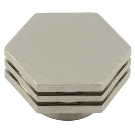 Nile Cupboard Knobs 40mm Satin Nickel - By Frelan Hardware - HOX340SN